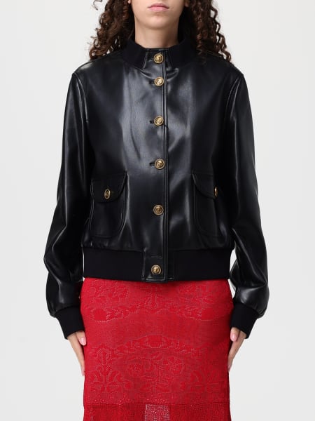 Bomber Twinset Actitude in pelle sintetica