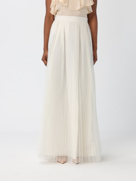 Gonna lunga Twinset in taffetà plissettato