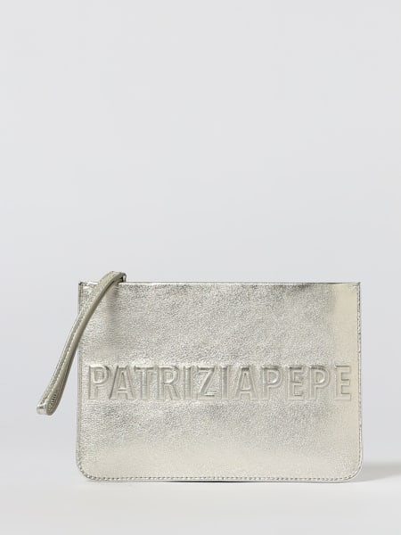 Clutch (IM)Perfection Patrizia Pepe in pelle laminata
