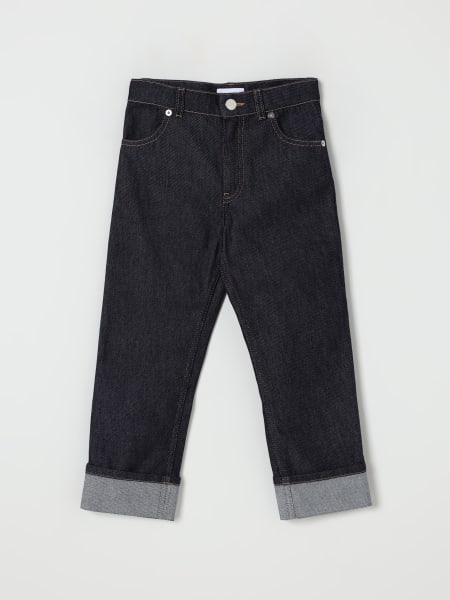Jeans in denim con logo Gucci