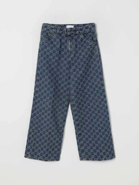 Jeans Gucci in denim con monogram