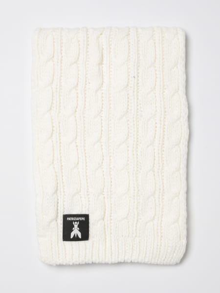 Sciarpa Patrizia Pepe in maglia con intarsio intrecciato