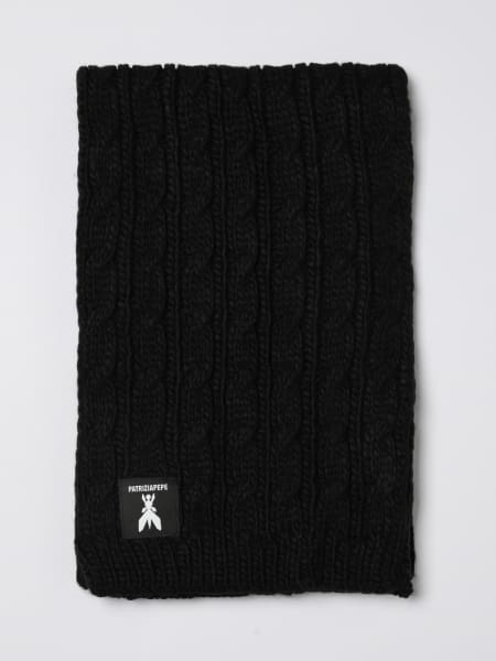 Sciarpa Patrizia Pepe in maglia con intarsio intrecciato