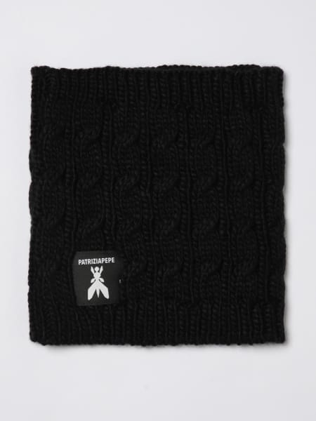 Scaldacollo Patrizia Pepe in maglia con intarsio intrecciato