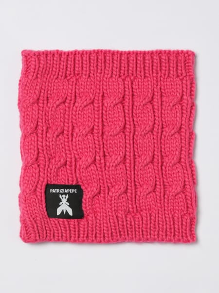 Scaldacollo Patrizia Pepe in maglia con intarsio intrecciato