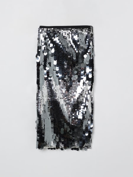 Gonna Patrizia Pepe longuette in tessuto con paillettes