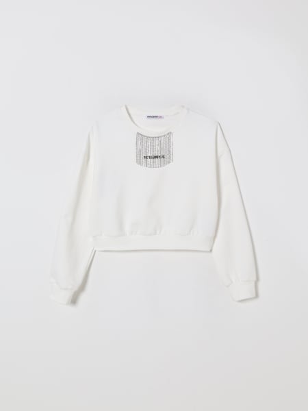 Felpa a girocollo con strass Patrizia Pepe