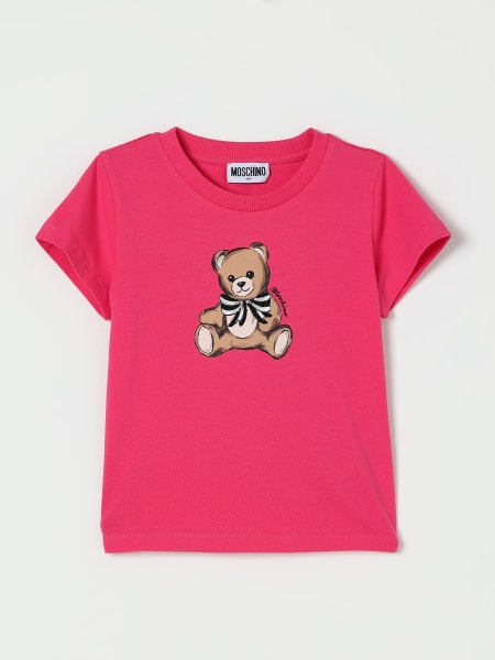 T-shirt Moschino in cotone con logo Teddy