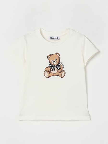 T-shirt Moschino in cotone con logo Teddy