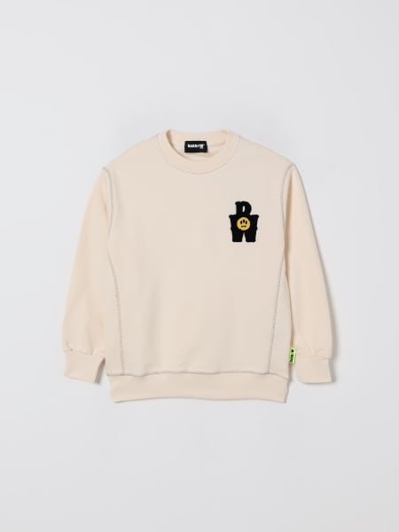 Felpa a girocollo con stampa Teddy Barrows Kids