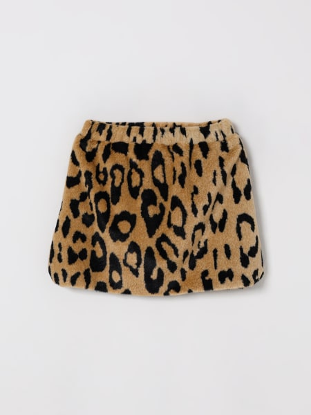 Gonna Mini animalier in pelliccia sintetica MSGM Kids