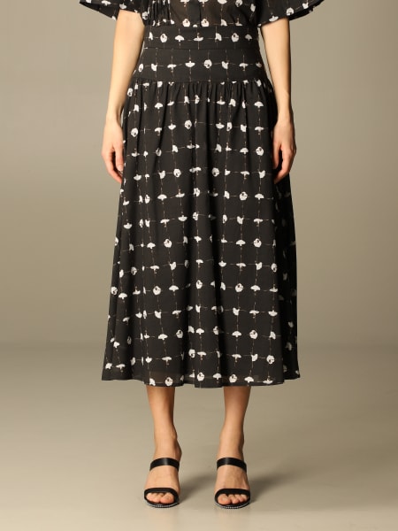 Alysi skirt in floral patterned fabric