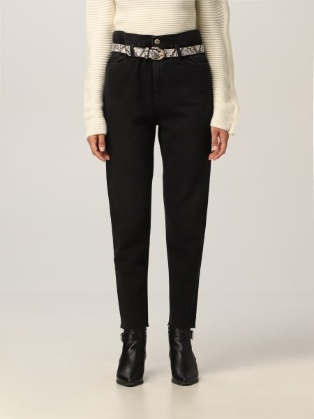 Designer jeans: Liu Jo jeans in washed denim with belt