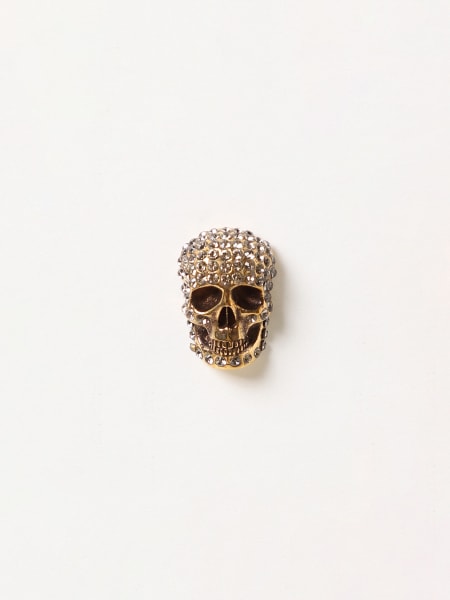 Alexander McQueen rhinestones pavé Skull earring