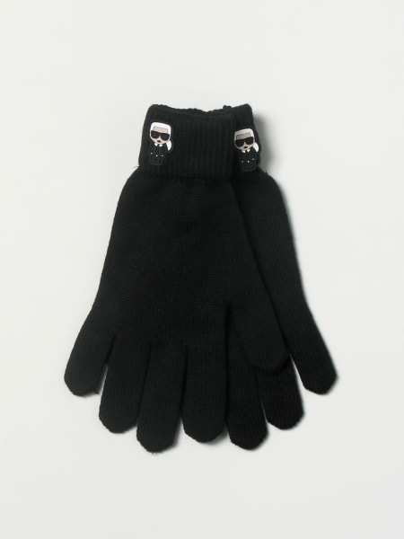 Guanti karl lagerfeld in viscosa>