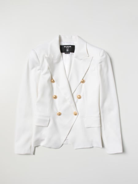 Balmain: Chaqueta niña Balmain Kids