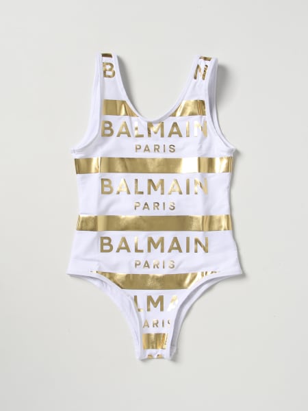 Swimsuit girls Balmain Kids