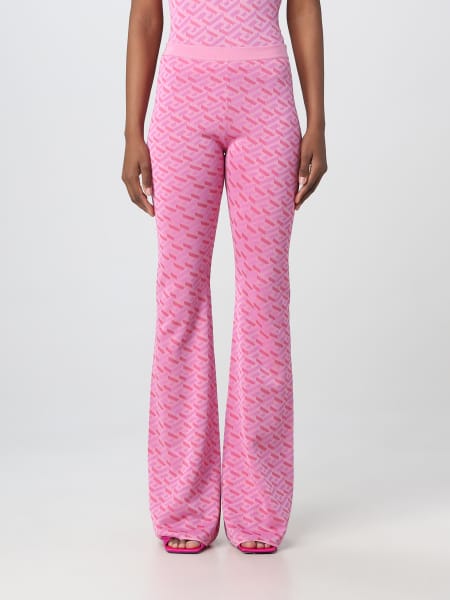 Versace trousers in silk blend