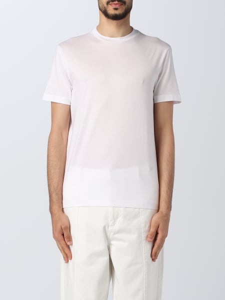 Emporio Armani lyocell and cotton T-shirt