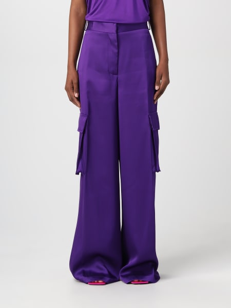 Versace donna: Pantalone Versace in raso