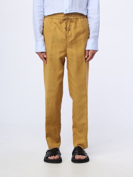 Etro: Etro trousers in linen blend