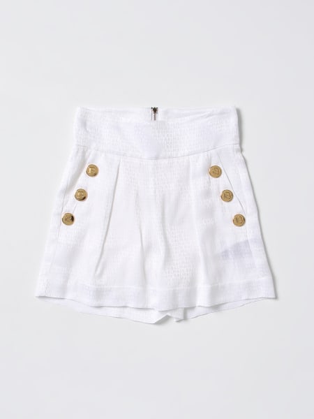 Pantaloncino Balmain Kids in satin