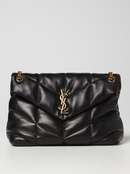 Borsa Puffer Medium Saint Laurent in nappa trapuntata