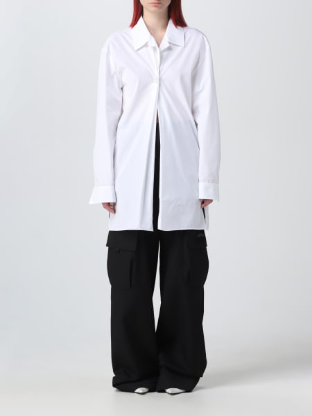 Off-white poplin shirt