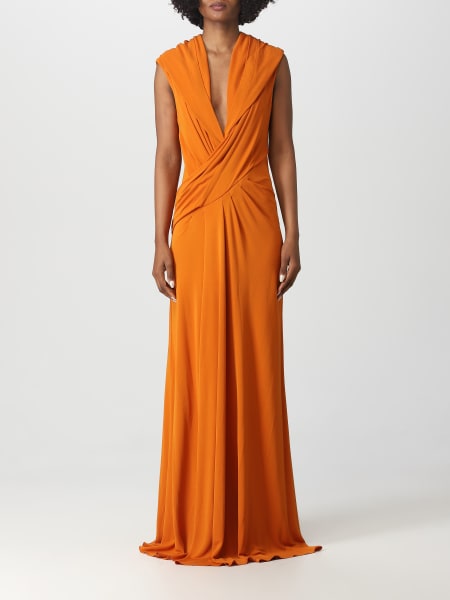 ALBERTA FERRETTI オレンジ ロングコート
