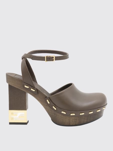 Fendi sandals: Fendi Baguette leather sandals