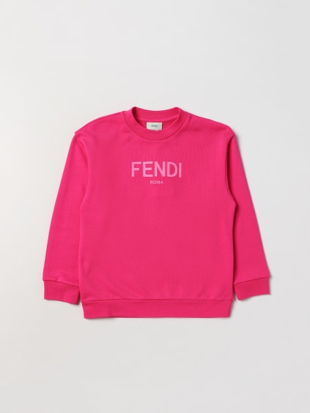 Fendi: Свитер мальчик Fendi Kids