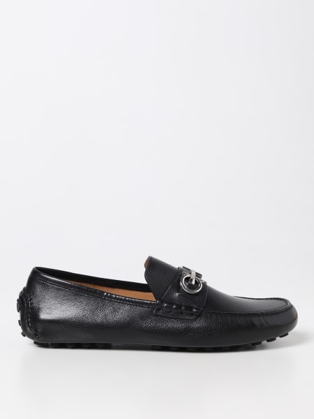 Ferragamo Grazioso moccasins in micro grain leather>