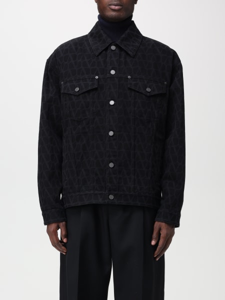 Valentino: Valentino denim jacket with Toile Iconographe print