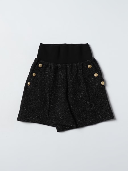 Balmain: Pantalon court fille Balmain Kids