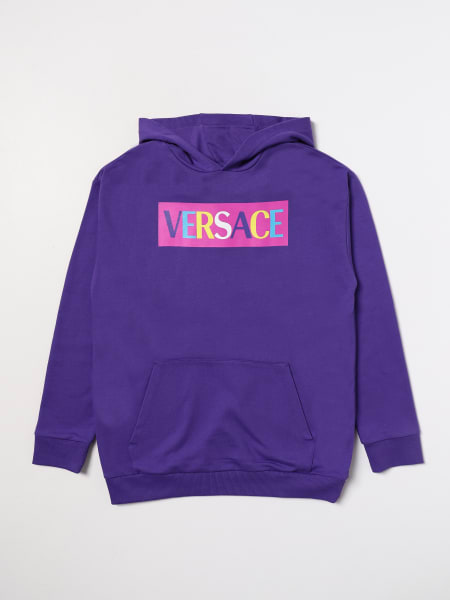 Versace: Pull garçon Versace Young