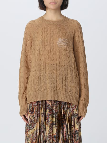 Etro sweater in cashmere with tricot workmanship