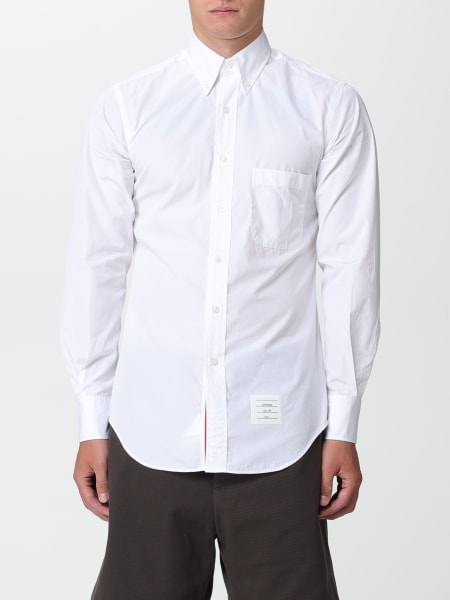 Thom Browne shirt in poplin with logo>