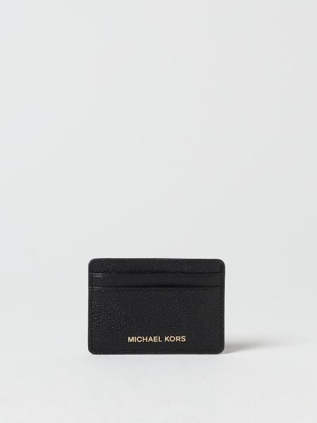 Michael Kors credit card holder in micro grained leather