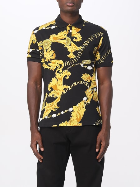 Versace Jeans Couture: Versace Jeans Couture polo shirt in cotton