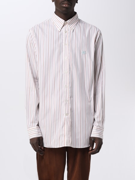 Etro shirt in striped cotton
