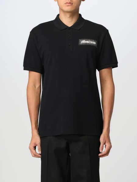 Moschino Couture polo shirt in piqué cotton