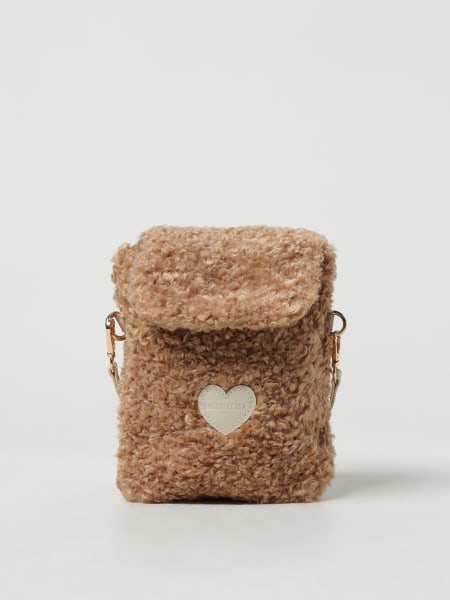 Borsa Monnalisa in shearling sintetico