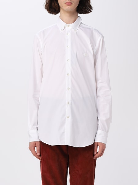 Etro: Etro shirt in poplin with logo