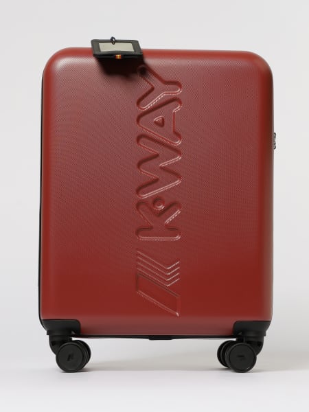 Trolley Small K-Way in ABS con logo impresso