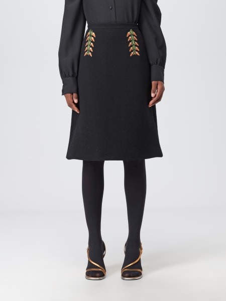 Etro skirt in wool blend with embroidery