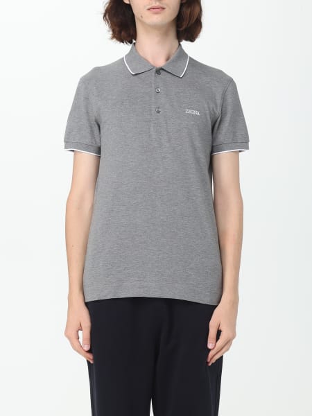 Zegna polo shirt in stretch cotton
