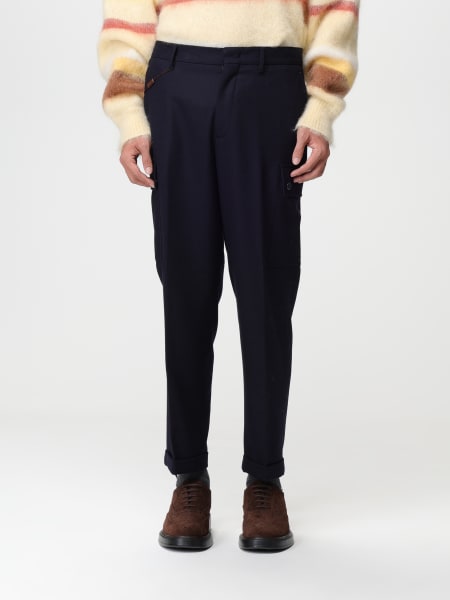 Men's Etro: Etro cargo pants in stretch wool