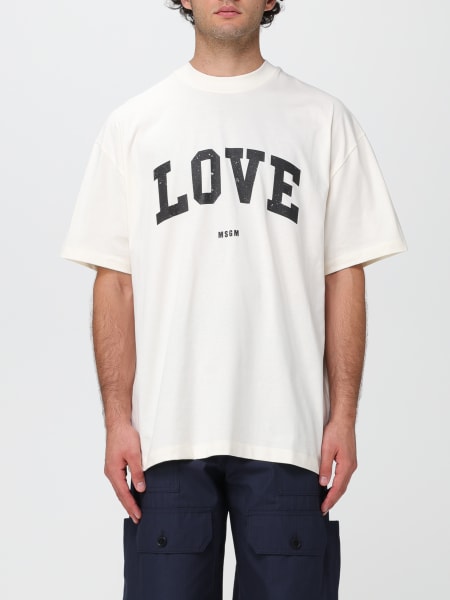 MSGM: T恤 男士 MSGM