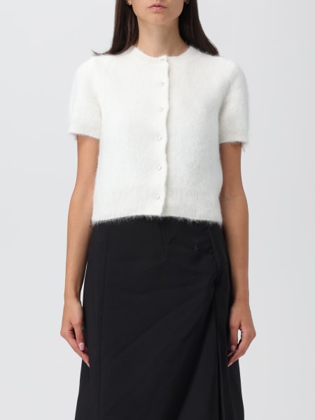 Maison Margiela cropped cardigan in Angora blend