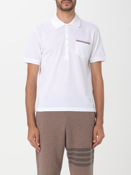 Polo Thom Browne in cotone>